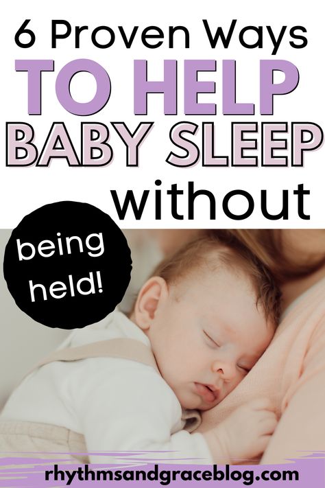 Wanting your 0-6 month old to sleep independently? These ideas totally work!! From swaddles to noise machines to the Pause, you will get tons of practical advice about how to help baby sleep in their own bed. If your baby won't sleep unless held, check it out! Sleep Training 4 Month Old, Sleep Training 3 Month Old, Gentle Sleep Training 6 Month Old, Sleep Training 6 Month Old, 7 Month Old Sleep, 5 Month Old Sleep, 6 Month Old Sleep, 3 Month Old Sleep, 4 Month Old Sleep