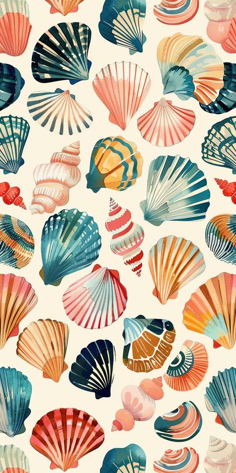 Summertime Phone Wallpaper, Illustrated Wallpaper Iphone, Watercolor Summer Wallpaper, Summer Fruit Wallpaper, Hd Print, Summer Home Aesthetic, Summer Time Wallpaper, Summer Phone Wallpaper, Summer Season Aesthetic