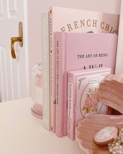 coquette dollette girly soft pink aesthetic romantic academia French Pink Aesthetic, Pink Mood Board Pictures, Pink Academia Icons, Romantic School Aesthetic, Soft Pink Icons Aesthetic, Vision Board Pictures Pink, Pink Romantic Aesthetic, Pink Library Aesthetic, Pink Books Aesthetic