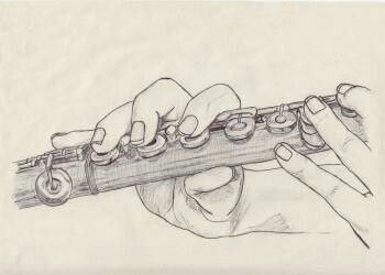 The flute is a magic instrument with a maagic sound. Music Instruments Drawing, Instruments Drawing, Flute Tattoo, Flute Drawing, Drawing Music, Music Drawings, Music Illustration, Flute Music, Art Challenge