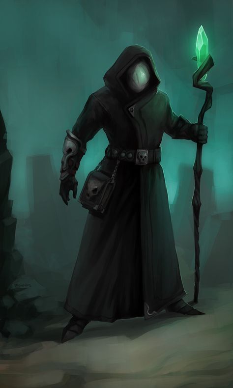 Necromancer, Motolog on ArtStation at https://www.artstation.com/artwork/J95W5a Necromancer Art Male, Necromancer Armor, Necromancer Oc, Character Commission, Dnd Inspiration, Fantasy Universe, D D Items, Magic Items, Liminal Spaces