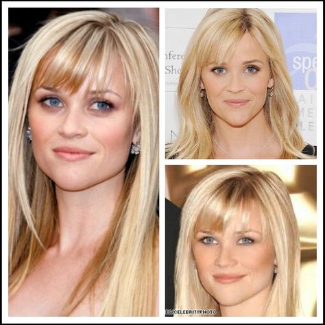 Reese Witherspoon wispy bangs Reese Witherspoon Hair 2023, Wispy Fringe Long Hair Blonde, Whispy Front Bangs Long Hair Blonde, Blonde Hair Wispy Fringe, Long Blonde Hair With Layers And Wispy Bangs, Reese Witherspoon Bangs, Reese Witherspoon Bangs Fringes, Bangs Wispy, Bang Ideas