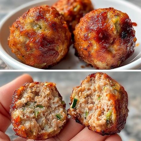 Keto Turkey Zucchini Meatballs - Dieter24 Low Carb Easy Recipes, Turkey Zucchini Meatballs, Turkey Zucchini, Keto Turkey, Keto Low Carb Recipes, Zucchini Meatballs, Keto Meatballs, Low Carb Marinara, Keto Sauces