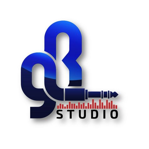 Qadri Brothers Studio (QBS) logo , Audio and Video Recording Studio Recording Studio Logo Design, Recording Studio Logo, Video Recording Studio, Music Harmony, Music Recording Studio, Geometric Logo Design, Sound Studio, Logo Idea, H Logos