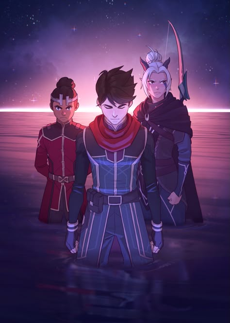 Tdp Fanart, Rayla X Callum, Rayla Dragon Prince, Prince Poster, Foto Cartoon, Prince Dragon, Image Spiderman, The Dragon Prince, Dragon Princess