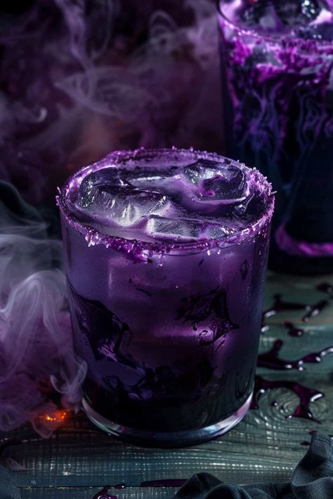 A magical potion for Halloween festivities - A vibrant and mystical cocktail designed for Halloween celebrations. Witches Brew Cocktail, Vodka Blue, Magical Potion, Halloween Cocktail, Blue Curacao, Mood Boosters, Witches Brew, Spooky Halloween, Vodka