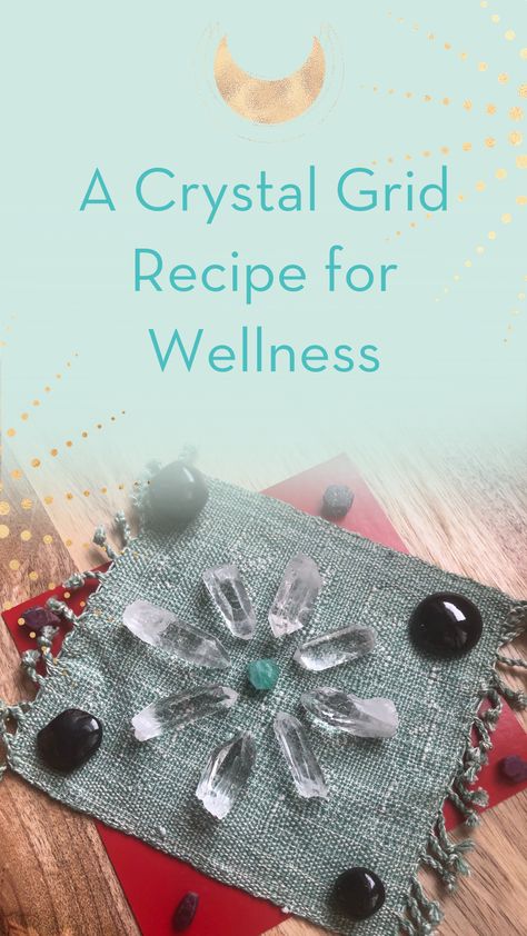 A Crystal Grid Recipe for Wellness - Love & Light School of Crystal Therapy Create Positive Energy, Creating Positive Energy, Earth Gift, Magic Stones, Crystal Healer, Jade Crystal, Crystal Grids, Crystals Healing Properties, Garnet Crystal