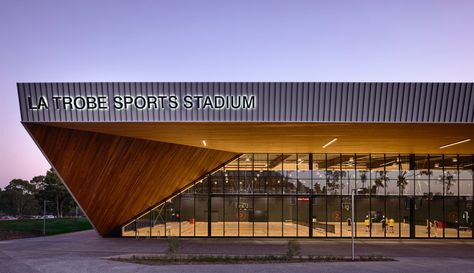 La Trobe University Sports Park / Warren and Mahoney | ArchDaily Soccer Center, Revit Tutorial, Sport Center, Sport Park, Hotel Plan, Sports Stadium, Canopy Design, Ground Floor Plan, Master Plan