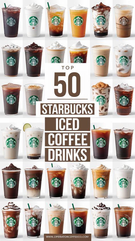 Sip your way through 50 Starbucks-inspired iced coffee recipes that are simple to make at home! From decaf to low-calorie options, we’ve included ideas like caramel cold brew, cinnamon lattes, and fruity spring refreshers. Sweet or not sweet, vegan or dairy-filled, these DIY drinks use ingredients like almond milk, oat milk, honey, and peppermint. Don’t forget the cold foam or whipped cream for a café-worthy touch! Copy Starbucks Drinks, Starbucks Dairy Free Drinks, Diy Starbucks Coffee, Starbucks Iced Coffee Drinks, Starbucks Copycat Recipes Drinks, Caramel Cold Brew, Starbucks Flavors, Iced Coffee Recipes, Secret Starbucks Recipes