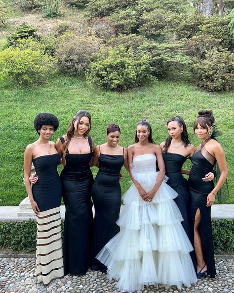 African American Bridesmaids, Afro Caribbean, Holy Matrimony, White Chicks, Black Bridesmaids, Lake Como Wedding, Caribbean Wedding, Lake Como Italy, European Wedding