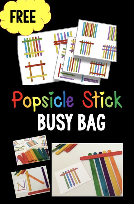 Popsicle Stick printable pattern cards FREE - perfect busy bag or classroom center activity. Daily Five, Preschool Centers, Quiet Time Activities, Classroom Centers, Busy Boxes, Quiet Activities, Task Boxes, Work Boxes, Full Disclosure