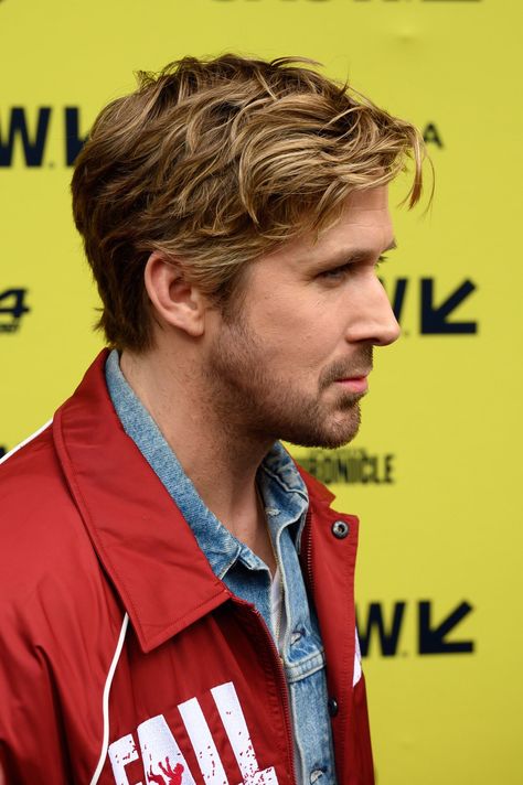 ryan gosling at the the fall guy world premiere  during the 2024 SXSW Ryan Gosling Haircut, Ryan Gosling Style, Blonde Baby Boy, Fall Guy, Райан Гослинг, The Fall Guy, Five Guys, Sketch Ideas, Man Movies