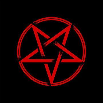 Satan's Pentagram Half Human Half Animal, Satanic Star, Star In Circle, Sigil Of Baphomet, Pentagram Tattoo, Satanic Cross, Skull Art Tattoo, Inverted Pentagram, 2k Wallpaper