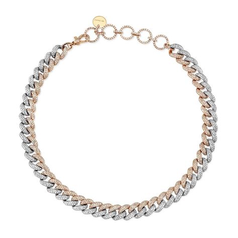 Shay Jewelry, Looks Chic, Rose Gold Necklace, White Rose Gold, Link Necklace, White Diamonds, Necklace Designs, Pave Diamonds, Diamond White