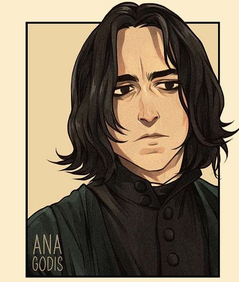 Snape Drawing, Rogue Harry Potter, Severus Snape Art, Snape Fan Art, Severus Snape Fanart, Professor Severus Snape, Harry Potter Art Drawings, Alan Rickman Severus Snape, Harry Potter Severus