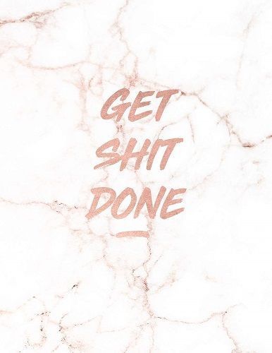 Get Shit Done Motivational Notebook. Rose gold marble notebook. Rose gold school supplies. Rose Gold Quote, Rose Gold Asthetics, Rose Gold Quote Wallpaper, Rose Gold Quotes, Gold Office Supplies, Rose Gold Office, Rose Gold Wallpaper Iphone, Gold Quotes, Marble Iphone Wallpaper