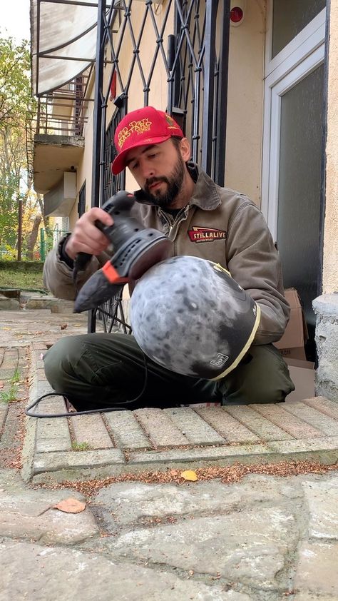 Process 😎 @myroslavfareniuk 🦅 🪖Customization and painting of helmets, to order! SHIPPING WORLDWIDE 💫 #customhelmet #indianmotorcycle… | Instagram Painted Bike Helmet, Hand Painted Motorcycle Helmets, Bobber Helmets, Chopper Helmets, Custom Helmet Paint, Custom Painted Motocross Helmets, Custom Motorcycle Helmets, Helmet Paint, Custom Helmets