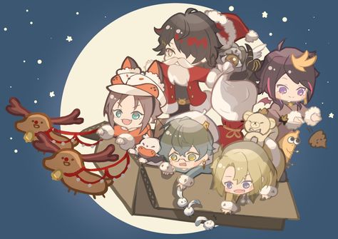 Nijisanji Christmas, Christmas Package, Christmas Packaging, Anime Best Friends, Twitter Search, The Way, Fan Art, Twitter, Anime