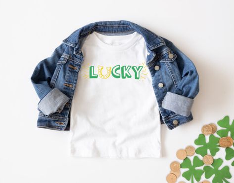 Lucky SVG - Free St. Patrick's Day SVG Bff Shirts, Big Sister Shirt, Birthday Boy Shirts, Valentines For Boys, Birthday Tee, Sister Shirts, Ohio State Buckeyes, Valentines Day Shirts, Toddler Tees