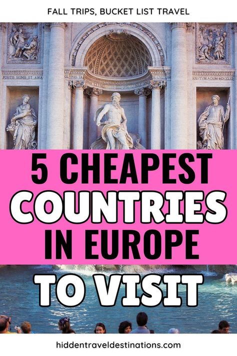 5 cheapest countries in Europe to visit that will make your traveling aspirations a reality. Whether you're planning a winter getaway or a summer adventure, these economical destinations ensure you enjoy fantastic holidays without the hefty price tag. Tivoli Park, Lake Annecy, Family Boats, Countries In Europe, Family Destinations, Winter Getaway, Beautiful Park, Fall Travel, Summer Adventures