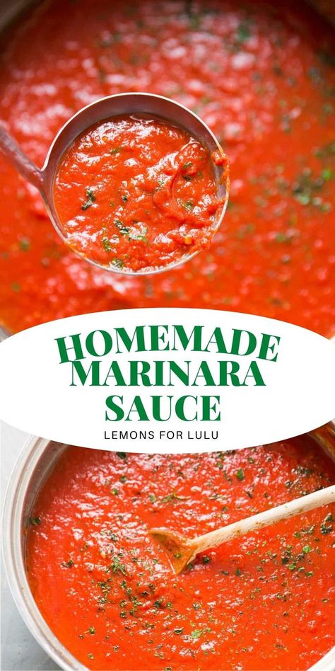 Homemade Marinara Sauce, Marinara Sauce Recipe, Pizza Roll, Spaghetti Sauce Recipe, Homemade Spaghetti Sauce, Marinara Sauce Homemade, Homemade Spaghetti, Homemade Marinara, Sauce For Chicken