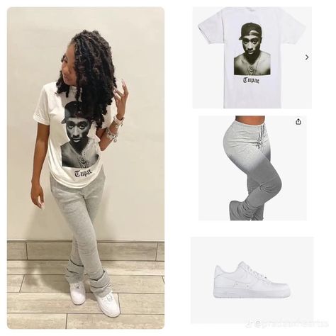 Outfit Ideas With White Forces, Outfits To Wear With Air Force Ones, Air Forces Outfits, Shein Outfits For School, 9th Grade Outfits, Outfits With Air Forces, Forces Outfit, Fashion Souls, Save Outfits