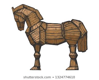 Trojan Horse Drawing, Troy Horse, Illustration Horse, Epic Musical, Horse Template, Horse Vector, Y2k Stickers, Trojan Horse, Free Horses