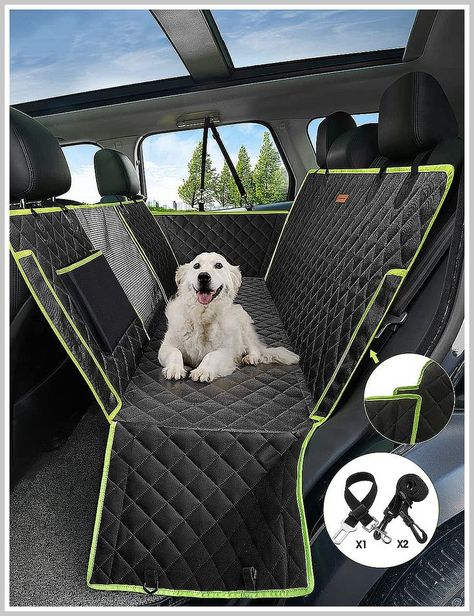 Nzonpet 4-in-1 Dog Car Seat Cover, 100% Waterproof Scratchproof Dog Hammock with Car Seat Cover For Dog, Dog Car Cover, Dog Hammock For Car, Best Car Seat Covers, Dog Hammock, Dog Cover, Dog Seat Covers, Pet Hammock, Dog Car Seat