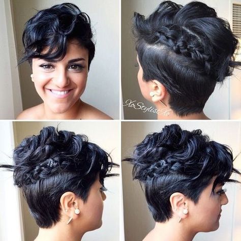 60 Updos for Short Hair – Your Creative Short Hair Inspiration Cute Side Braids, Easy Hairdos, Fast Hairstyles, Short Hair Balayage, Penteado Cabelo Curto, Cute Hairstyles For Short Hair, Short Hair Updo, Braided Hairstyles Easy, Trending Hairstyles