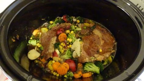 Rib Eye Steak and Vegetables Cooked in a Crock Pot-Slow Cooker Recipe - Food.com Steak In Crock Pot, Steak And Vegetables, Crockpot Steak, Ribeye Steak Recipes, Crockpot Ribs, Slow Cooker Ribs, Vegetarian Crockpot Recipes, Rib Eye, Crockpot Recipes Beef