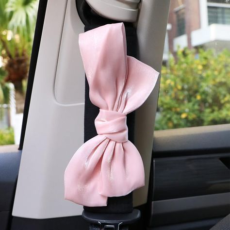 PRICES MAY VARY. Soft & Comfortable Short Plush: Say goodbye to seat belt chafing with our cozy short plush shoulder pads, designed for all-day comfort during drives. Fashionable Bow Tie Design: Add a touch of elegance and personality to your car's interior with an array of vibrant colors and patterns to choose from. Easy Slip-On Installation: Effortlessly slide the bow-tie shaped pads onto your seat belts for instant upgrade, no complicated fittings required. Universal Fit: Suitable for most st Light Pink Car Accessories, Pink Car Accessories Interiors, Pink Car Decor, Car Accessories For Girls Interior, Car Accessories Pink, Pink Car Accessories, Cheer Pics, Amazon Items, Seat Belt Pads