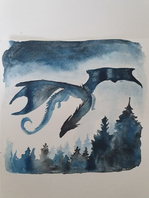 Watercolor Art Dragon, Watercolour Dragon, Dragon Watercolor, Fantasy Dragon Art, Medieval Dragon, Aesthetic Objects, Flying Dragon, Watercolor Architecture, Fantasy Dragon