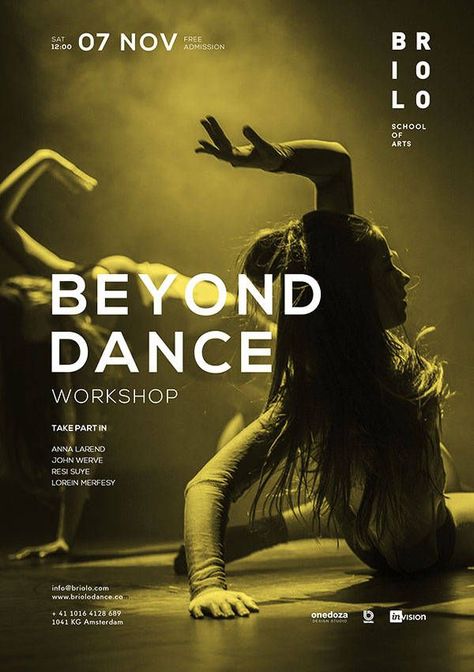 Dance Event Poster, Dance Poster Design, Poster Dance, Hip Hop Dance Classes, Dance Audition, Graphic Branding, Modern School, Concert Poster Design, Dance Workshop