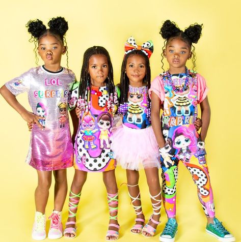 Megan Morgan, Mcclure Twins, Kids Outfits Daughters, Black Kids Fashion, Kid Braid Styles, Cute Black Babies, Cute Twins, Braids For Kids