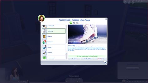 Mod The Sims - Ice Skating Career Sims 4 Ice Skating Rink, Sims 4 Game Mods Free, Sims 4 Ice Skating, Sims Jobs, Sims4 Clutter, Skate On Ice, Ice Skating Art, Sims Traits, Sims 4 Jobs