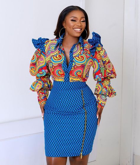 African Dress For Women, Ankara Skirt Styles, Ankara Skirt And Blouse Styles, African Party Dresses, Ankara Skirt And Blouse, Dress Ankara, Ankara Dress Styles, African Wear Dresses, Ankara Skirt