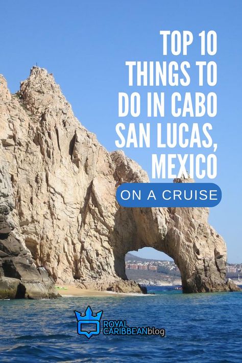 Cabo San Lucas, Mexico is commonly visited on Mexican Riviera cruise itineraries. Located on the southernmost point of Baja California, Cabo San Lucas offers plenty of activities for all ages, from relaxing beach days to adrenaline-filled excursions. With its unique geography of desert landscapes mixed with sandy beaches, you can find a mix of land and sea-based activities in Cabo San Lucas. Here’s our list of the top 10 things to do when visiting this vibrant cruise port. Mexican Riviera Cruise, Best Beaches In Mexico, Mexican Riviera, Mexico Cruise, Relaxing Beach, Riviera Beach, Cabo Mexico, Cruise Planning, Desert Landscapes