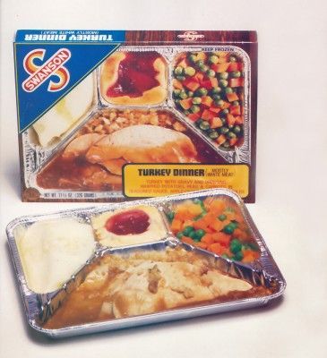 Childhood Dinners, Swanson Tv Dinner, 1980s Food, Dinner Fancy, 1980s Tv, Whipped Potatoes, Cranberry Cake, 1980s Childhood, Frozen Turkey