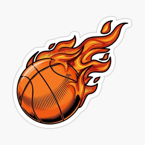 Basketball Doodle, Basketball On Fire, Hello Kitty Dibujos, Basketball Logo Design, Basketball Drawings, Basketball Clipart, Art Fundraiser, Basketball Background, Fire Vector