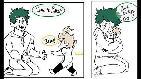 Bakudeku Mpreg Birth, Mpreg Birth, Family Fanart, Mpreg Anime, Anime Funny Moments, Big Book, Anime Character Drawing, Hero Academia Characters, My Hero Academia Manga