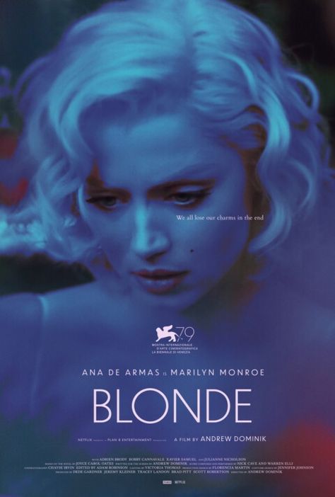 BLONDE (2022) poster by Aleks Phoenix Blonde 2022 Movie, Blonde Movie Poster, Blonde 2022, Scott Robertson, Blonde Movie, Xavier Samuel, Bobby Cannavale, Joyce Carol Oates, Adrien Brody