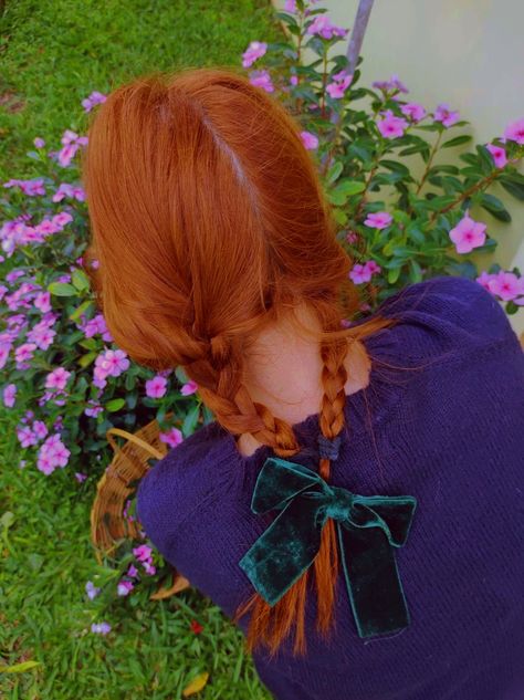 Ginger Dutch Braids, Ginger Hair In Braids, Ginger Hair Braids, Zelda Core, Character Brainstorm, Redhead Braid, Ginger Hair Girl, Braids Ginger, Ginger Head