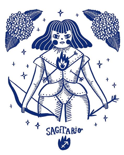 Zodíaco - Solo Show on Behance Save Me From Myself, Sagittarius Art, Surf Art Print, Horoscope Art, Compliment Cards, Silly Clothes, Zodiac Cards, Witch Please, Zodiac Designs