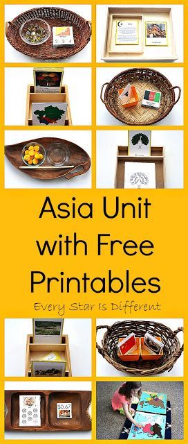 Montessori-inspired Asia Unit with free printables Continents Activities, Around The World Theme, Montessori Geography, Montessori Printables, Asia Continent, Geography Activities, Montessori Lessons, American History Lessons, Teaching Geography