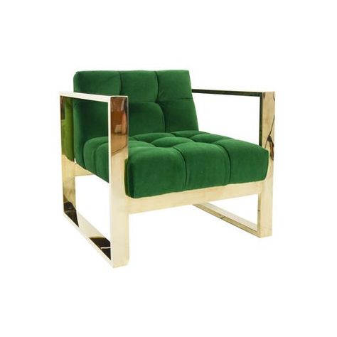 Kube Green Tufted Arm Chair Modern Occasional Chairs, Geometric Chair, Armchair Upholstery, African Furniture, Emerald Velvet, Baby Furniture Sets, Velvet Furniture, Contemporary Accent Chair, Outside Furniture