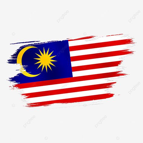 Bendera Malaysia Art, Bendera Malaysia Aesthetic, Malaysia Flag Aesthetic, Flag Of Malaysia, Flag Malaysia, Independence Day Drawing, Wavy Flag, Malaysia Flag, Independence Day Background