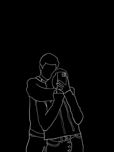 Couple background | Black and white art drawing, Line art design, Canvas painting designs Drawing Mustache, Black Dp For Whatsapp, Wallpaper Line Art, Mustache Wallpaper, Couple Background, Dp Black, Black Dpz, Black Dp, Image Couple