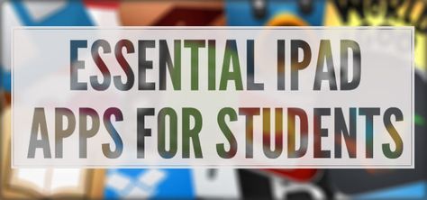 22 Essential iPad Apps For College Students (games included!) Apps For College Students, School Work Organization, Apps For College, College Necessities, Student Games, Homework Organization, College Checklist, Ideas For Classroom, High School Survival