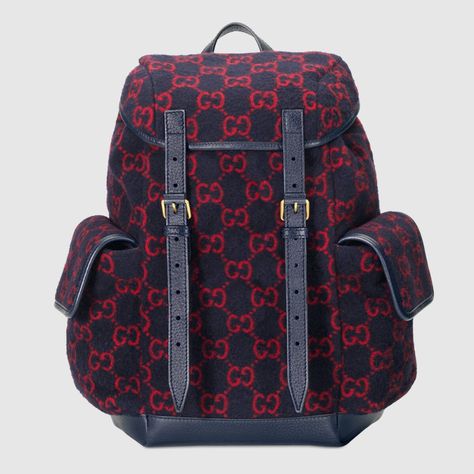 Backpack Craft, Gucci Belt Bag, Monogram Backpack, Gucci Store, Gucci Purses, Gg Monogram, Gucci Monogram, Stylish Backpacks, Monogram Prints