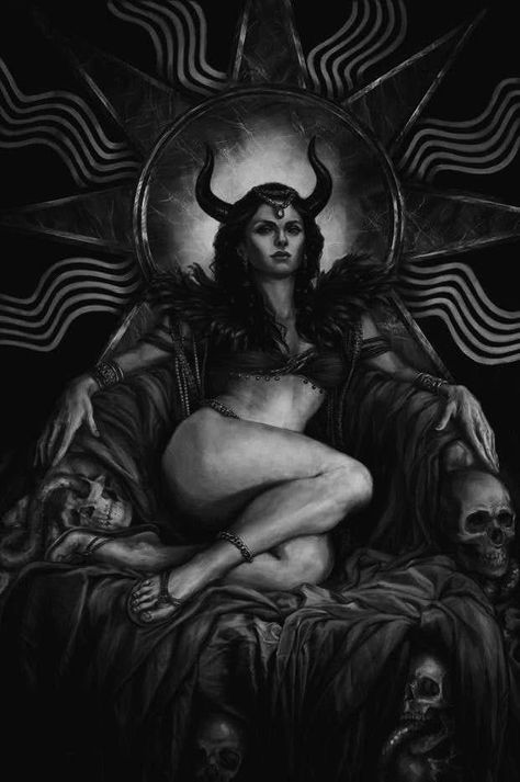 Lillith Goddess, Poster Grafico, Occult Art, Demon Art, Dark Tattoo, Beautiful Dark Art, Goddess Art, Angels And Demons, Arte Fantasy